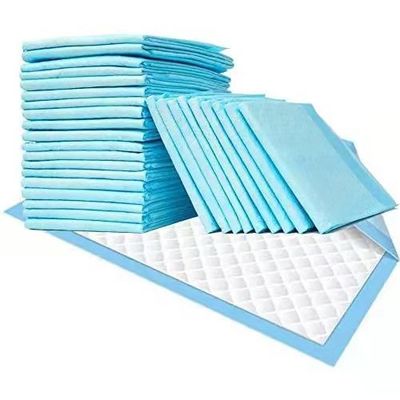 60x60cm 일회용 하위 패드 아기 관리 하위 패드 접착 스프레스와 화장실 조직