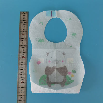 인쇄 된 직물 비 직물 어린이 및 아기용 일회용 방수 식용 비브