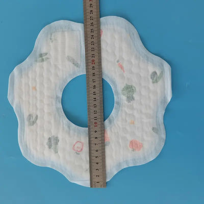 유기 목화 아기 방수식 비브 다양한 색상