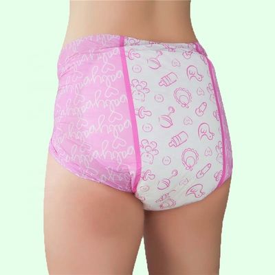 건강 한 일회용 ABDL 성인 기저귀 펄프 펄프 및 귀여운 만화 인쇄 포함