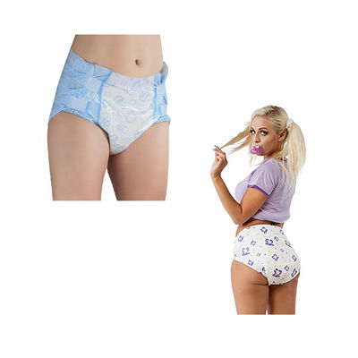 건강 한 일회용 ABDL 성인 기저귀 펄프 펄프 및 귀여운 만화 인쇄 포함