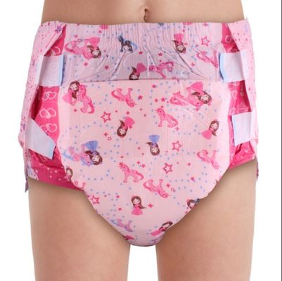 높은 흡수성 800ml-1500ml ABDL 성인 기저귀