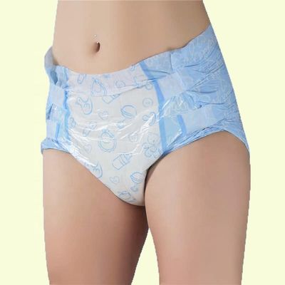 높은 흡수성 800ml-1500ml ABDL 성인 기저귀