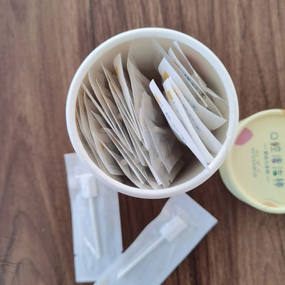일회용 베이비 구강 비친 가즈 청소 브러쉬 면화 스랩 입 닦기