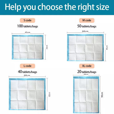 72 강한 흡수 컵 애완 동물 패드 60x90cm 흡수 패드 개 / 고양이 / 토끼 훈련