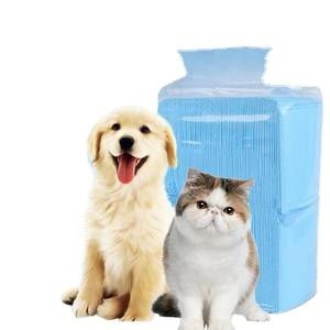 훈련 일회용 애완 동물 패드 화장실용 100% 면화  Pee Pads