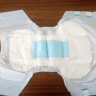 유출 방지 3D 유출 방지 채널 초 두꺼운 파란색 느낌 무료 성인 기저귀 100g-250g