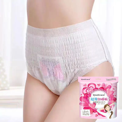 부드러운 관리 디자인 여성과 소녀를위한 월경 바지 슈퍼 흡수력 끌어올리 브리프