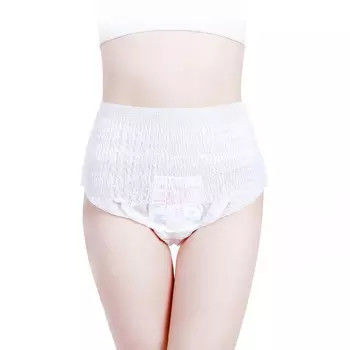 여성용 유연하고 편안한 면도 부드러운 월경 속옷