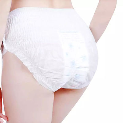 마른 표면 흡수 인쇄 된 디자인과 부드러운 호흡 가능한 재료의 월경 속옷
