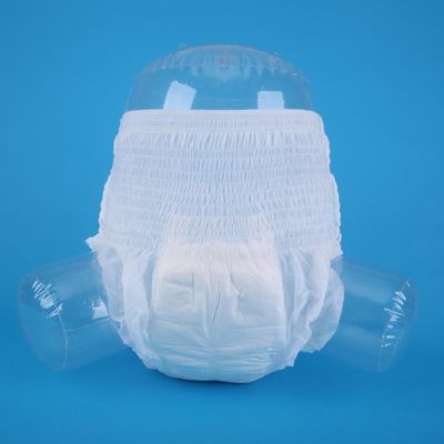 높은 흡수성 성인 유니섹스 팬티 부드러운 직물 상단 시트를 가진 기저귀