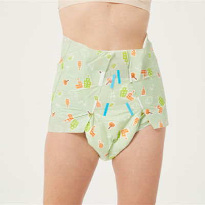 부드러운 직물 직물 상단 시트 성인 기저귀 ABDL 애호가들을 위한 초 두꺼운 흡수성