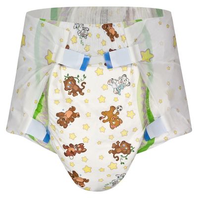 귀여운 컬러풀 ABDL 섹시한 인쇄 된 기저귀를위한 일회용 초 두꺼운 성인 기저귀