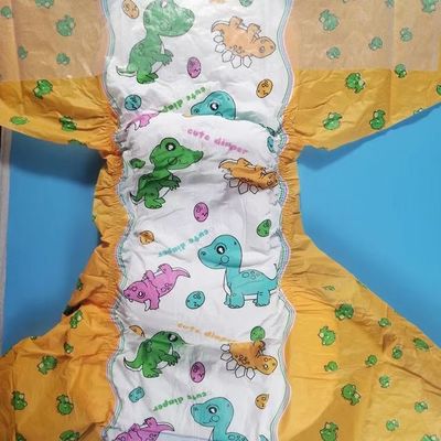 6500ml 고 흡수성 및 PE 뒷면으로 된 직물 비장형 성인 병원 기저귀